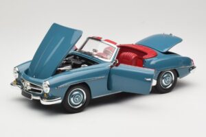 Mercedes 190 SL W121 Μπλε Minichamps 1:18 103037033 Μέταλλο - εικόνα 2 από 8