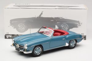 Mercedes 190 SL W121 Μπλε Minichamps 1:18 103037033 Μέταλλο - εικόνα 8 από 8