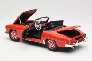 Mercedes 190 SL W121 Guards Red Minichamps 1:18 100037032 Μέταλλο - εικόνα 5 από 8