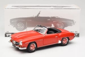 Mercedes 190 SL W121 Guards Red Minichamps 1:18 100037032 Μέταλλο - εικόνα 8 από 8