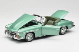 Mercedes 190 SL W121 Ανοιχτό Πράσινο Μεταλλικό Norev 1:18 183401 Μέταλλο - εικόνα 2 από 9