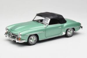 Mercedes 190 SL W121 Ανοιχτό Πράσινο Μεταλλικό Norev 1:18 183401 Μέταλλο - εικόνα 3 από 9