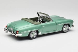 Mercedes 190 SL W121 Ανοιχτό Πράσινο Μεταλλικό Norev 1:18 183401 Μέταλλο - εικόνα 4 από 9