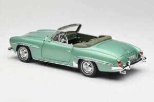 Mercedes 190 SL W121 Ανοιχτό Πράσινο Μεταλλικό Norev 1:18 183401 Μέταλλο - εικόνα 8 από 9