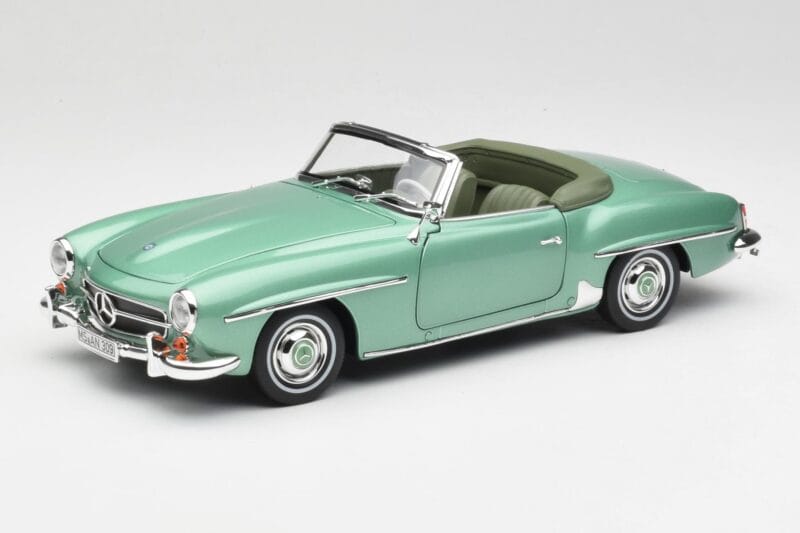 Mercedes 190 SL W121 Ανοιχτό Πράσινο Μεταλλικό Norev 1:18 183401 Μέταλλο