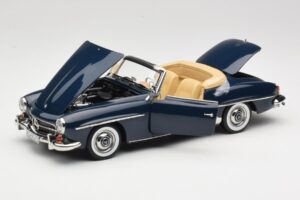 Mercedes 190 SL W121 Middle Blue Norev 1:18 183403 Μέταλλο - εικόνα 2 από 8