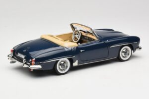Mercedes 190 SL W121 Middle Blue Norev 1:18 183403 Μέταλλο - εικόνα 3 από 8
