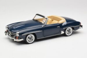 Mercedes 190 SL W121 Middle Blue Norev 1:18 183403 Μέταλλο