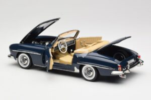 Mercedes 190 SL W121 Middle Blue Norev 1:18 183403 Μέταλλο - εικόνα 5 από 8