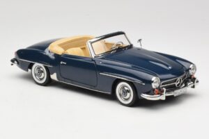 Mercedes 190 SL W121 Middle Blue Norev 1:18 183403 Μέταλλο - εικόνα 6 από 8