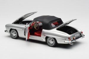 Mercedes 190 SL W121 Ασημί Norev 1:18 B660640604 Μέταλλο - εικόνα 5 από 8