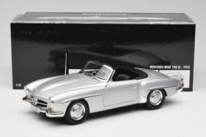 Mercedes 190 SL W121 Ασημί Γκρι Minichamps 1:18 100037031 Μέταλλο - εικόνα 8 από 8