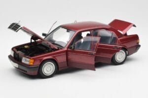 Mercedes 190E W201 2.0 Κόκκινο Dealer Edition AUTOart 1:18 B66040383 Μέταλλο - εικόνα 2 από 8
