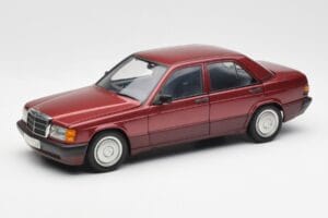 Mercedes 190E W201 2.0 Κόκκινο Dealer Edition AUTOart 1:18 B66040383 Μέταλλο