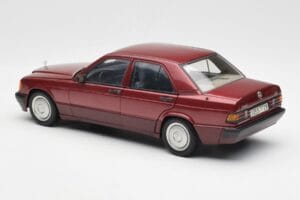 Mercedes 190E W201 2.0 Κόκκινο Dealer Edition AUTOart 1:18 B66040383 Μέταλλο - εικόνα 7 από 8