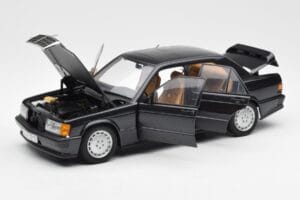 Mercedes 190E 2.3-16 W201 Μπλε Μαύρο Metallic AUTOart 1:18 76122 Μέταλλο - εικόνα 2 από 8