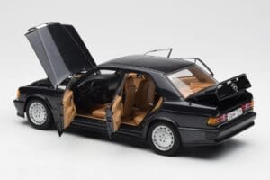 Mercedes 190E 2.3-16 W201 Μπλε Μαύρο Metallic AUTOart 1:18 76122 Μέταλλο - εικόνα 5 από 8