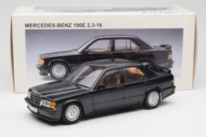 Mercedes 190E 2.3-16 W201 Μπλε Μαύρο Metallic AUTOart 1:18 76122 Μέταλλο - εικόνα 8 από 8