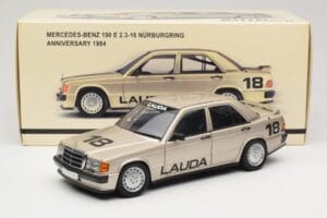Mercedes 190E 2.3-16 W201 #1 N. Lauda Race of Champions Nurburgring 1984 AUTOart 1:18 88431 Μέταλλο - εικόνα 8 από 8