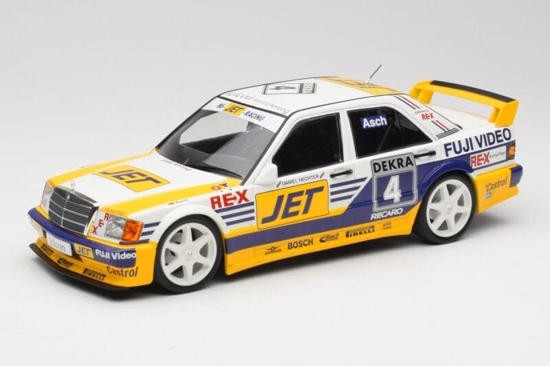 Mercedes 190E 2.5-16 EVO 1 W201 Team MS-Jet #4 R. Asch DTM 1989 Minichamps 1:18 155893604 Μέταλλο