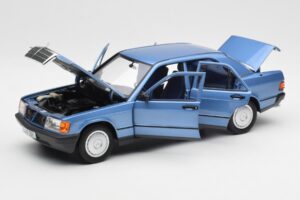 Mercedes 190E W201 Diamond Μπλε Dealer Edition Norev 1:18 B66040661 Μέταλλο - εικόνα 2 από 8