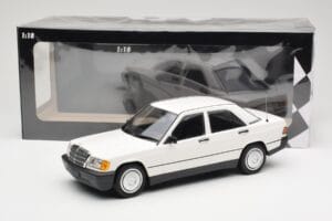 Mercedes 190E W201 Λευκό Minichamps 1:18 155037002 Μέταλλο - εικόνα 6 από 6