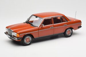Mercedes 200 W123 English Κόκκινο Dealer Edition Norev 1:18 B66040653 Μέταλλο