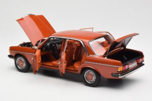 Mercedes 200 W123 English Κόκκινο Dealer Edition Norev 1:18 B66040653 Μέταλλο - εικόνα 5 από 8