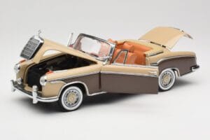 Mercedes 220 SE W128 Καμπριολέ Μπρονζέ Κόκκινο Sun Star 1:18 3572 Μέταλλο - εικόνα 2 από 8