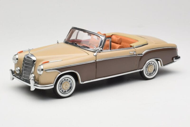 Mercedes 220 SE W128 Καμπριολέ Μπρονζέ Κόκκινο Sun Star 1:18 3572 Μέταλλο