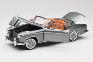 Mercedes 220 SE W128 Καμπριολέ Grey Metallic Sun Star 1:18 3352-M1 Μέταλλο - εικόνα 2 από 8