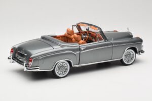 Mercedes 220 SE W128 Καμπριολέ Grey Metallic Sun Star 1:18 3352-M1 Μέταλλο - εικόνα 3 από 8