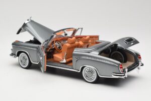 Mercedes 220 SE W128 Καμπριολέ Grey Metallic Sun Star 1:18 3352-M1 Μέταλλο - εικόνα 5 από 8