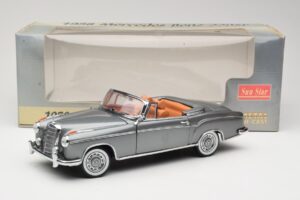 Mercedes 220 SE W128 Καμπριολέ Grey Metallic Sun Star 1:18 3352-M1 Μέταλλο - εικόνα 8 από 8