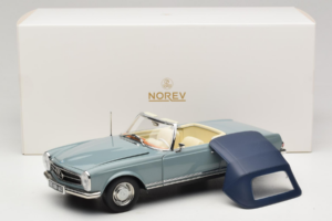 Mercedes 230 SL W113 Horizon Blue Norev 1:18 183992 Μέταλλο - εικόνα 9 από 9