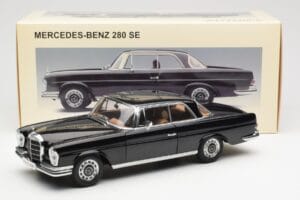 Mercedes 280 SE W111 Coupe Μαύρο AUTOart 1:18 76286 Μέταλλο - εικόνα 8 από 8
