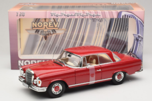 Mercedes 280 SE Coupe Κόκκινο Norev 1:18 183527 Μέταλλο - εικόνα 6 από 6