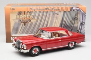 Mercedes 280 SE W108 Κόκκινο Norev 1:18 193527 Μέταλλο - εικόνα 8 από 8