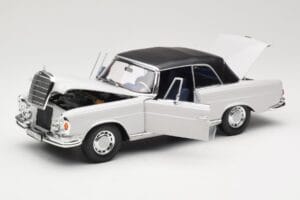 Mercedes 280 SE W111 Καμπριολέ Ανοιχτό Γκρι Norev 1:18 183530 Μέταλλο - εικόνα 2 από 8