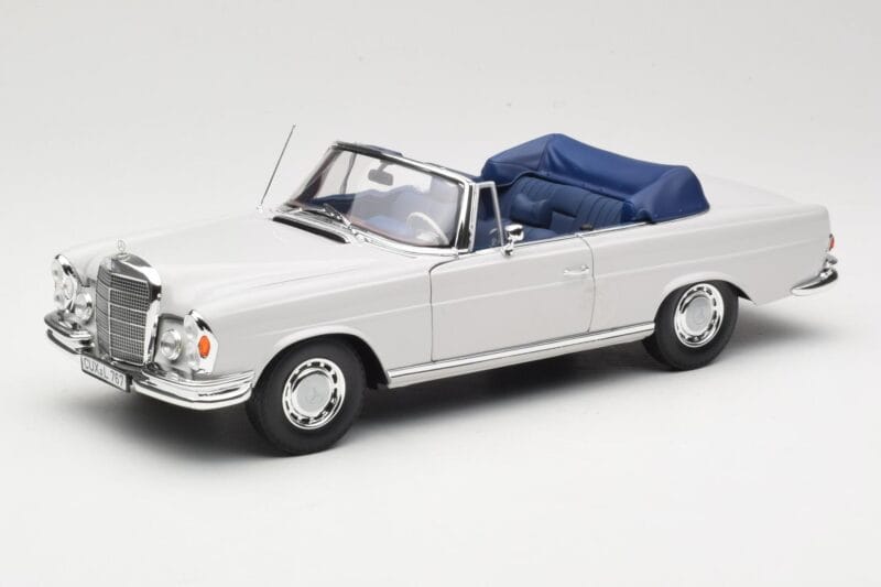 Mercedes 280 SE W111 Καμπριολέ Ανοιχτό Γκρι Norev 1:18 183530 Μέταλλο