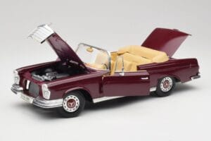 Mercedes 280SE W108 Bordeaux Κόκκινο Maisto 1:18 31811 Μέταλλο - εικόνα 2 από 8