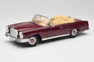 Mercedes 280SE W108 Bordeaux Κόκκινο Maisto 1:18 31811 Μέταλλο