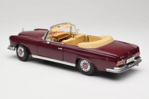 Mercedes 280SE W108 Bordeaux Κόκκινο Maisto 1:18 31811 Μέταλλο - εικόνα 7 από 8