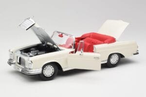Mercedes 280SE W108 Ivory Λευκό Maisto 1:18 50223 Μέταλλο - εικόνα 2 από 8