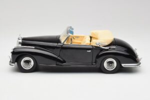 Mercedes 300 S W188 Καμπριολέ Μαύρο Tchibo 1:18 36782 Μέταλλο - εικόνα 4 από 8
