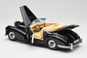 Mercedes 300 S W188 Καμπριολέ Μαύρο Tchibo 1:18 36782 Μέταλλο - εικόνα 5 από 8