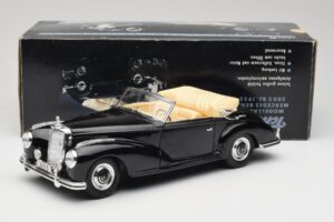 Mercedes 300 S W188 Καμπριολέ Μαύρο Tchibo 1:18 36782 Μέταλλο - εικόνα 8 από 8
