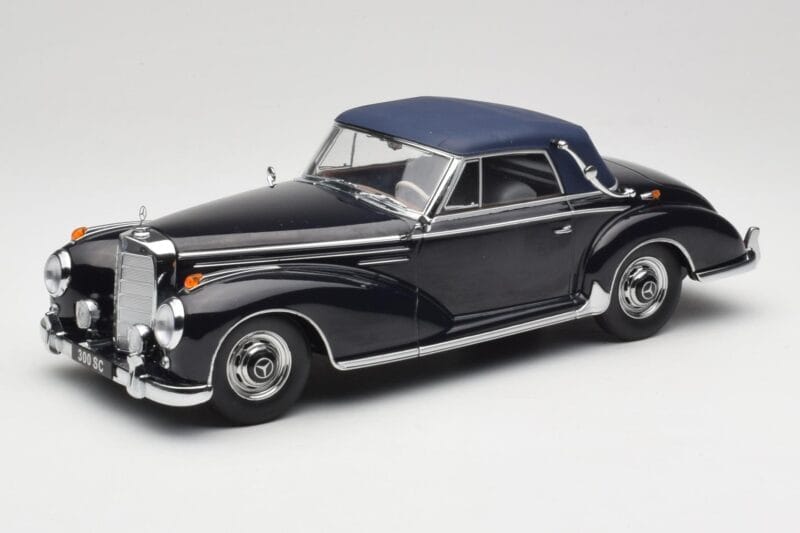 Mercedes 300 SC W188 Καμπριολέ Softtop Σκούρο Μπλε KK-Scale 1:18 KKDC180944 Μέταλλο