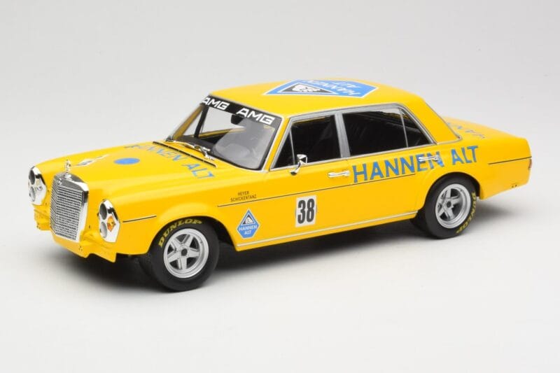 Mercedes 300 SEL 6.8 W109 #38 H. Heyer Season Finale Hockenheim 1971 Minichamps 1:18 155713438 Μέταλλο
