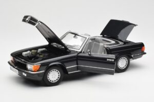 Mercedes 300 SL R107 Μαύρο Pearl Dealer Edition Norev 1:18 B66040678 Μέταλλο - εικόνα 2 από 10